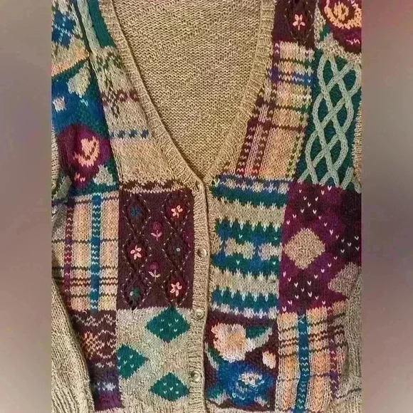 Vintage 80’s Sweater xL - Picture 2 of 6